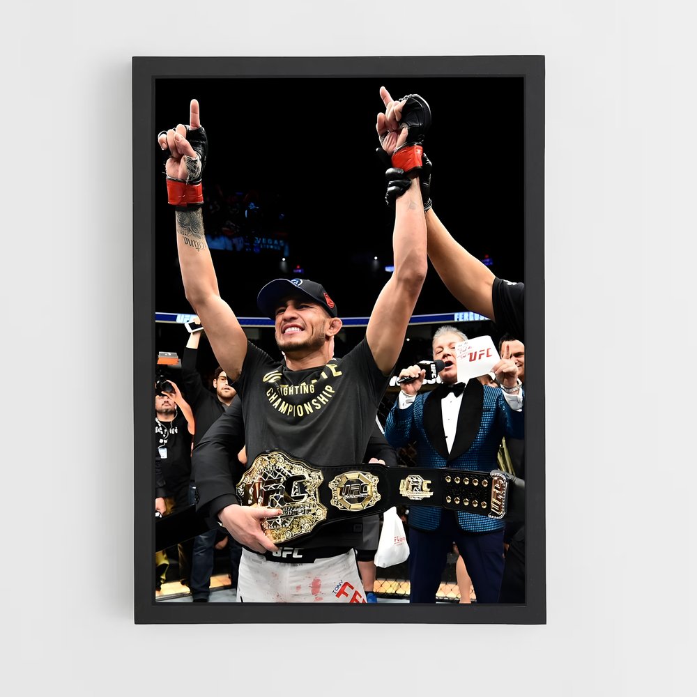 Poster L'Ascension de Tony – affiche MMA (vue 2)